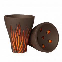 ShishaBulls BadBoy Bowl - Black Spark