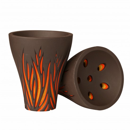 ShishaBulls BadBoy Bowl - Black Spark