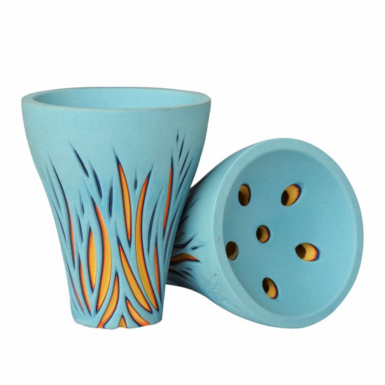 ShishaBulls BadBoy Bowl - Blue Spark ShishaBulls BadBoy Bowl - Blue Spark