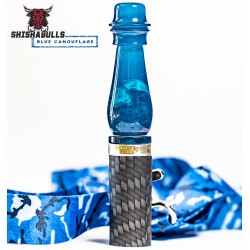 ShishaBulls - Kehribar Askılı Sipsi XL - Blue Camouflage